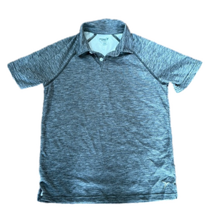 Old Navy Active Grey polo shirt sleeve Large 10 12
